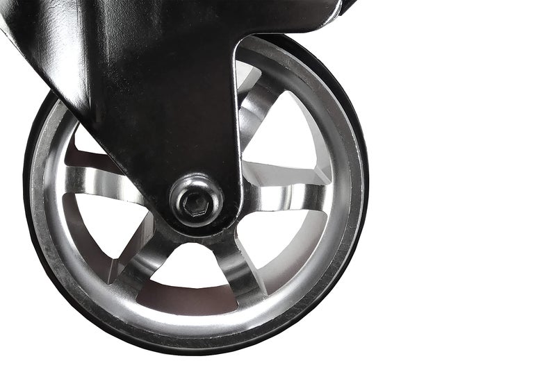 Headbourne 8295E Designer Casters 3 inch Machined Aluminum Mag Designer Caster, 4 Pack - Image 5